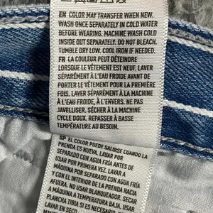 American Eagle Pinstripe Mom Jeans 4 29x27 Blue Retro High Waisted Tapered Leg thumbnail 11