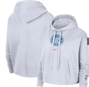 Nike Women's LA clippers  hoodie White thumbnail 2