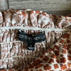 Cotton Candy Floral Puff Sleeve Dress thumbnail 2