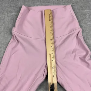 Lululemon Leggings Womens 0 Pink High Rise Ankle Yoga Pants Stretch LW5CT1S thumbnail 6