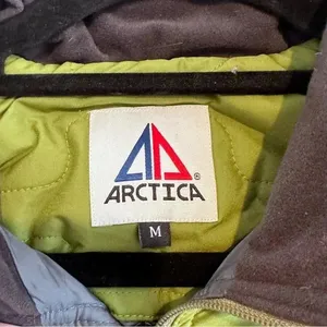 ARCTICA Down Puffer‎ winter Ski Jacket Light Fill Green Waterproof Medium thumbnail 5