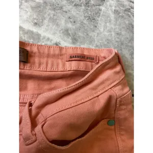 Judy Blue Coral Pink Garment Dyed Denim Frayed Hem Shorts JB150217 Medium thumbnail 3