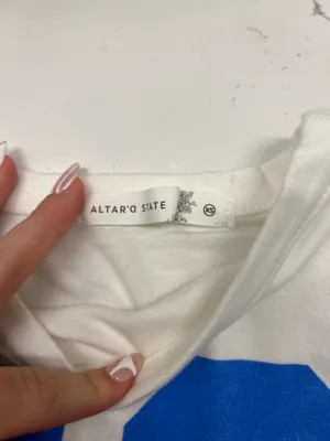 89 Logo Altar’s State Top blue and white really cute thumbnail 2