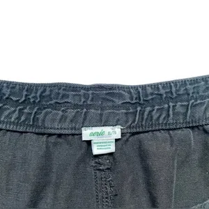 Aerie Gray Frayed Hem Linen Blend Utility Shorts Size XL thumbnail 4