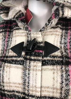 NWT Women's Thakoon for DesigNation Kohl's Plaid Hooded Flannel Coat Sz Medium thumbnail 6