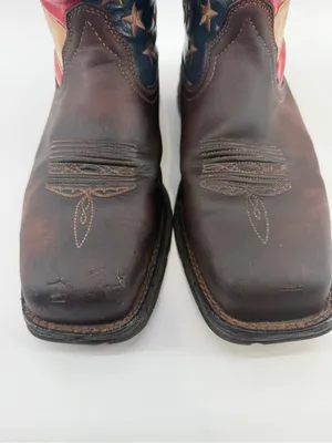 Durango Lady Rebel Steel Toe American Flag Western Work Boots 9.5 thumbnail 4
