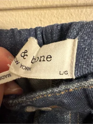 RAG & BONE Miramar Knit High Rise Wide Leg Jeans thumbnail 6