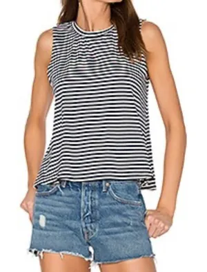 McGuire Poketo Tank Sleeveless Navy & White Striped Pullover Tank Top Size M‎ thumbnail 1