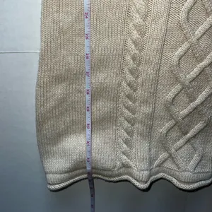 Athleta Hooded Cable Knit Sweater Dress with Zippered Pocket Women’s Size S/M thumbnail 6