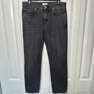 Closed‎ Jay Jeans Womens 28 Black Candiani Italian Denim Straight Leg Boyfriend thumbnail 2