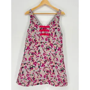 Prosperina Blair Floral Brocade Mini Dress‎ Metallic Velvet Bows Size Medium NWT thumbnail 2