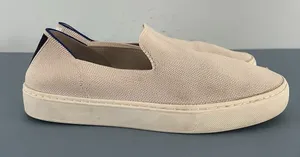 Rothy's The Original Slip On Sand Beige Washable Knit‎ Sneakers thumbnail 1