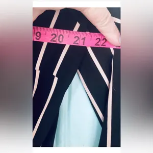 Black & Pink Striped Long Robe Sz Med Forever 21 Jacket Matching Belt Versatile thumbnail 8
