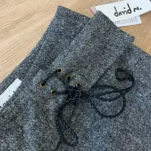 Wool Blend Trousers Gray Size 8 thumbnail 2