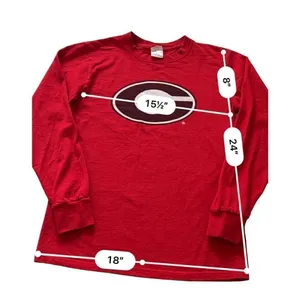 Soffe University of Georgia G Women' long sleeves tee size S Made in USA thumbnail 6