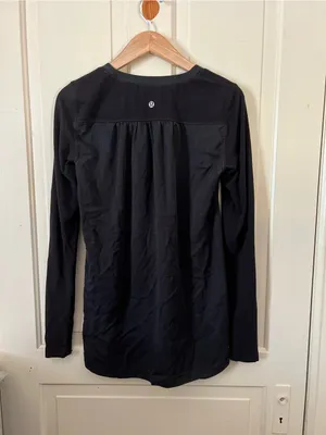 Lululemon Heavyweight Cotton Crewneck Short-Sleeve T-Shirt Medium Black LW3HSES thumbnail 6