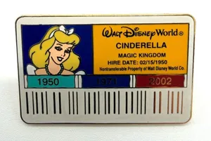 Disney Cast ID Series Pin Cinderella Limited Edition 3500 Magic Kingdom LE thumbnail 1