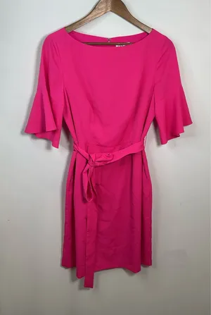 Eliza J Hot Pink Sheath Dress Size 8 thumbnail 1