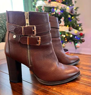 Leather Boots Gillio Brown Size 7 thumbnail 1