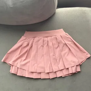 Alo Yoga Double Or Nothing Tennis Skirt Vintage Pink S thumbnail 4