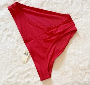 NWT Aerie Red Bikini Bottom - Size: Medium thumbnail 1