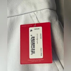 NWT Spanx slim straight pants white medium thumbnail 10