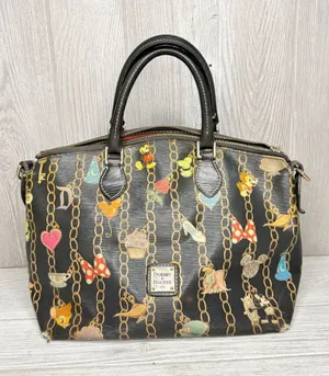 Vintage retired Disney Parks Dooney & Bourke Charms Tote Bag purse thumbnail 1