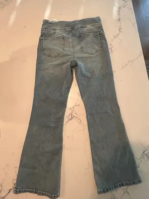 Free People We The Free In My Feelings Crop Boot Flare Jeans Women's Size Small thumbnail 3