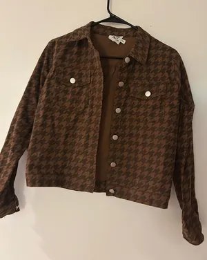 Princess Polly Denim Jacket Brown thumbnail 1
