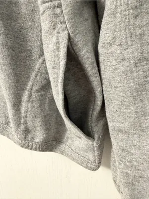 Grey Button-Up Hoodie Jacket thumbnail 4