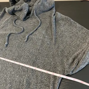 Aerie Women's Charcoal‎ Gray Boucle Fleece Pullover Hoodie Sweatshirt Large thumbnail 8