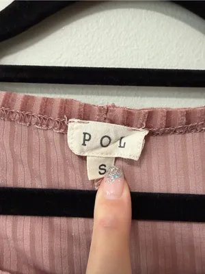 POL Dusty Pink Velvet Pocket Shift Dress Size S thumbnail 8