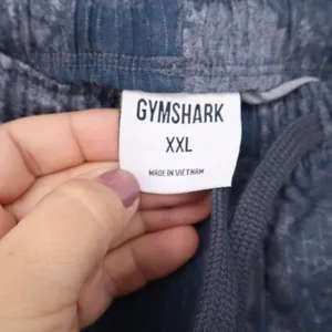 Gymshark Lifting Club Blue Acid Wash Camo Ripstop Joggers XXL thumbnail 4
