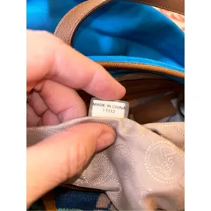 Michael Kors Kempton blue nylon tote thumbnail 8