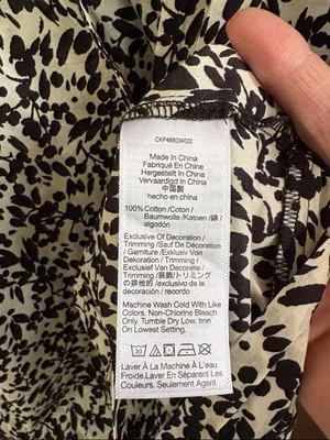 Like New Madewell Ruffle Floral Button Front Top Size Large thumbnail 10