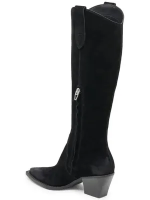 NWOT Dolce Vita Regy Western Boot Size 7 Onyx Suede thumbnail 5