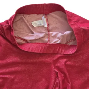 Vintage Weekenders Red Denim Knit Track Suit Set: Zipper Jacket & Leisure Pants thumbnail 9