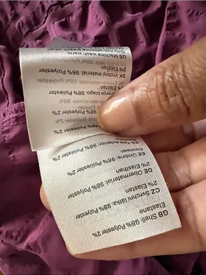 Weekday Purple Mini Dress Ruched M thumbnail 5