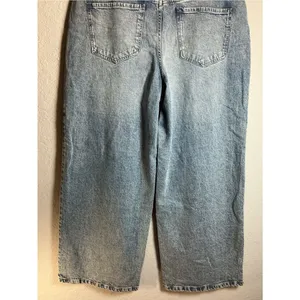 Time and Tru Women Medium Wash High-Rise Wide Leg Jeans NWT Size1 18. thumbnail 9