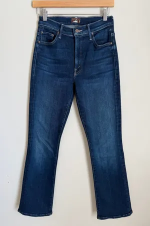 Mother The Insider Ankle Jeans Women 26 Cropped High Rise Straight thumbnail 1