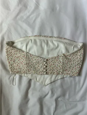 Princess Polly Cropped Corset Style Top thumbnail 2