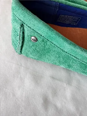 UGG Bright Green Suede Slip-On Loafers thumbnail 14