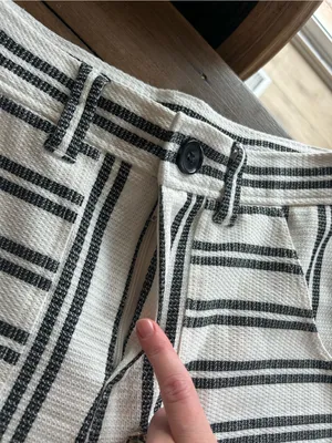 Fifteen Twenty Rylee Striped Crop Pant Navy White Cotton 4 thumbnail 7