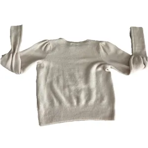 Joie Noely Wool cashmere blend Sweater Size M Puff Sleeve Textured thumbnail 7