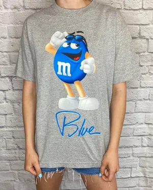 Blue M&M’s Graphic T thumbnail 1