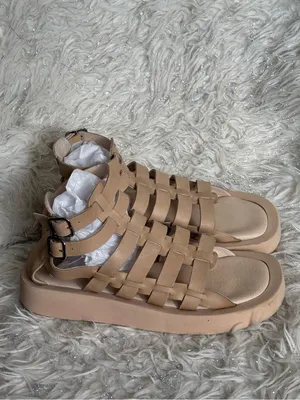 Pilcro Women’s Tan Woven Gladiator Sport Leather Sandals Size 38 thumbnail 2