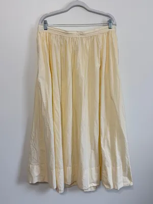 Aerie Yellow Striped The New Essential Skirt Size XL thumbnail 2