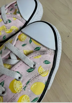 Converse Chuck Women Dainty Mules Size 7.5 Slip On Pink Fruit Pack Lemon 568142C thumbnail 7
