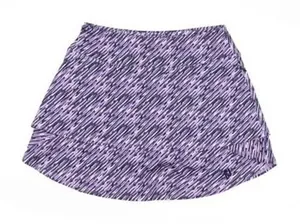 FootJoy Golf Skort XS Purple Print Performance Athletic Skirt Country Club EUC thumbnail 1