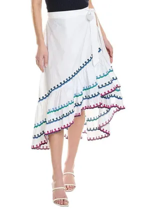 NWT ROLLER RABBIT | VALLETA EMBROIDERED MARIELENA SKIRT, size XXS thumbnail 1